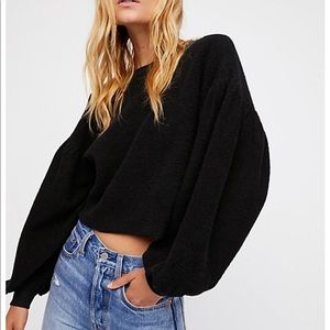 NWT Free People “sleeves like these” pullover